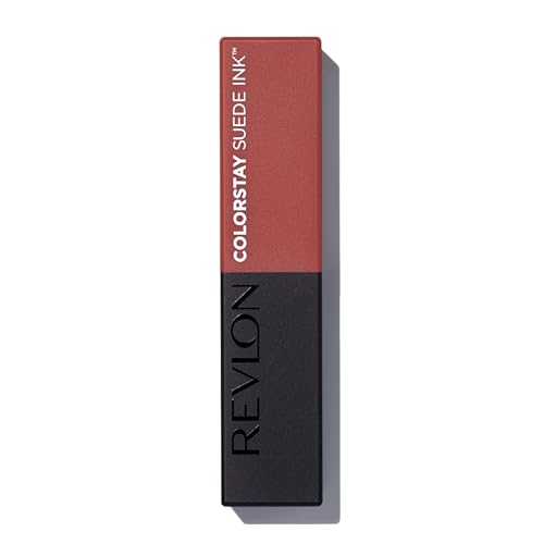 Image of REVLON ColorStay Suede INK Lipstick, Waterproof, Longwear, Transfer proof, Antioxidant-rich Vitamin E, With Vegan Formula made without parabens, Want It All - 003 (Pack of 2)