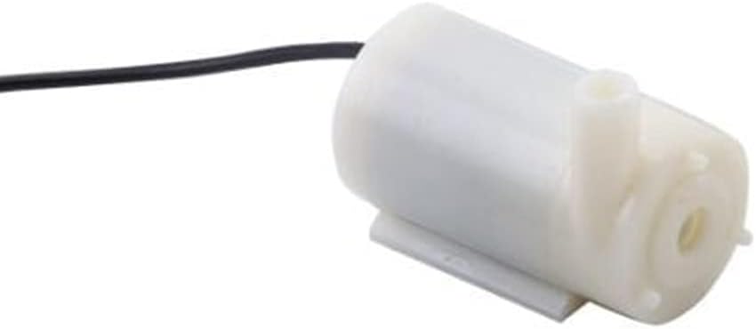 DC 5V Low Noise Brush Motor Pump, 120L/H Mini Micro Submersible Small Water Pump For Fountain Water Flowers(White horizontal usb)
