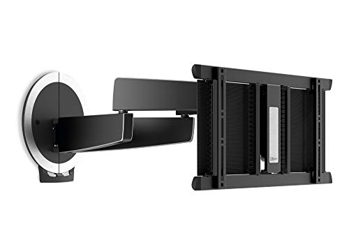 Vogel's MotionMount Next 7356 Montageset (Gelenkarm, Adapterplatte) für OLED-Anzeige (motorisiert) – Schwarz – Bildschirmgröße: 40 – 65 Zoll – Wandmontage – VESA 75 x 75 – Fernseher