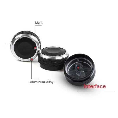 Interruptor de aire acondicionado Chevy Sonic y Aveo 2006-2014, kit de 3 perillas de control CA 4