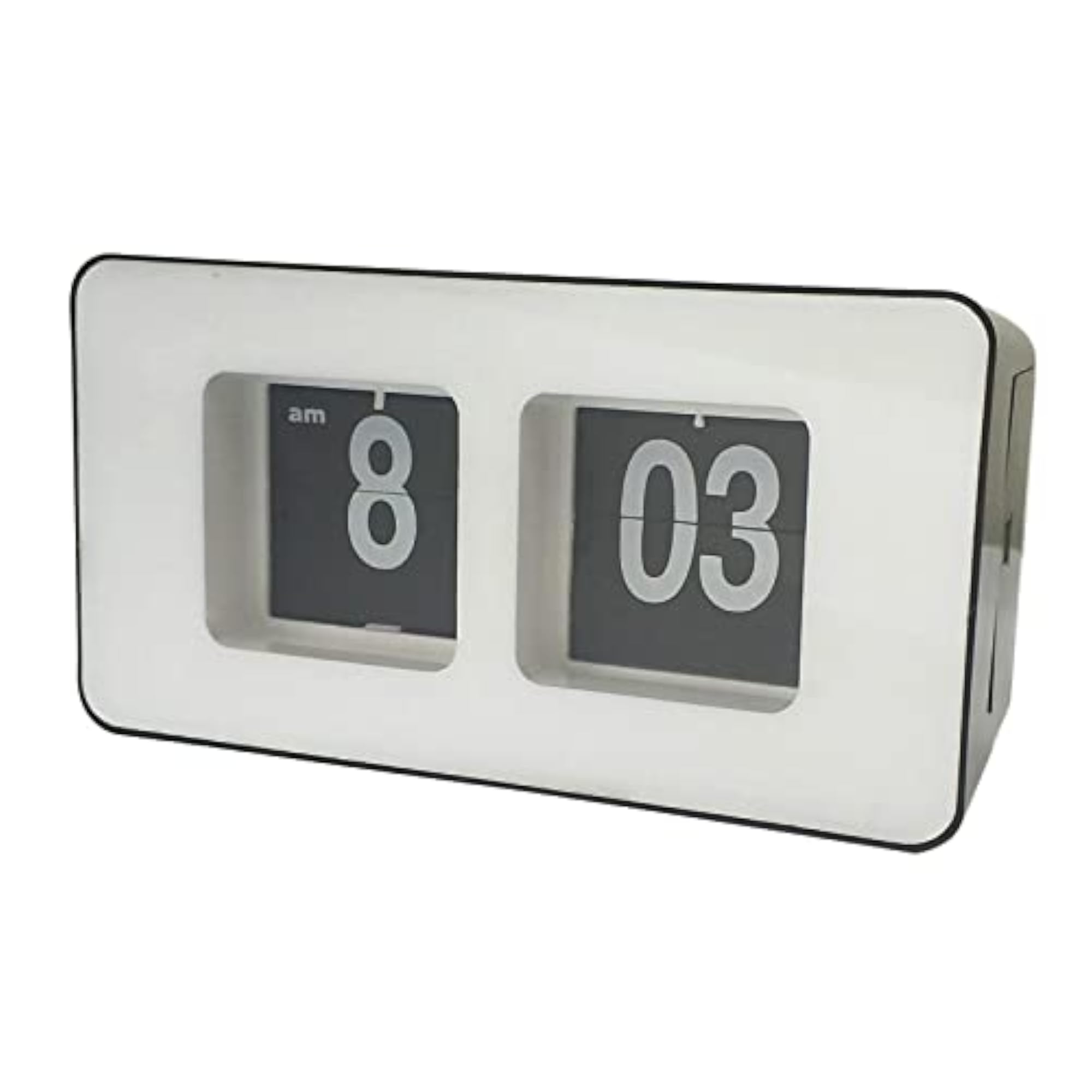 Retro Auto Flip Clock for Home Decoration White