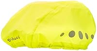 Playshoes Unisex Kinder Regenschutz Für Fahrradhelme Wasserdichter Regenüberzug Helm-Überzug, Neongelb, M EU