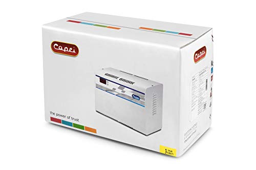 Image of CAPRI CA 90-400 W (DLX) Dg ITD Electronic Voltage Stabilizers for 1.5T Air Conditioner with Working Range 90-285V, Multicolor