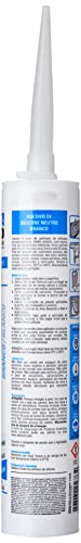 ADESIVO DE SILICONE NEUTRO 280G BRANCO