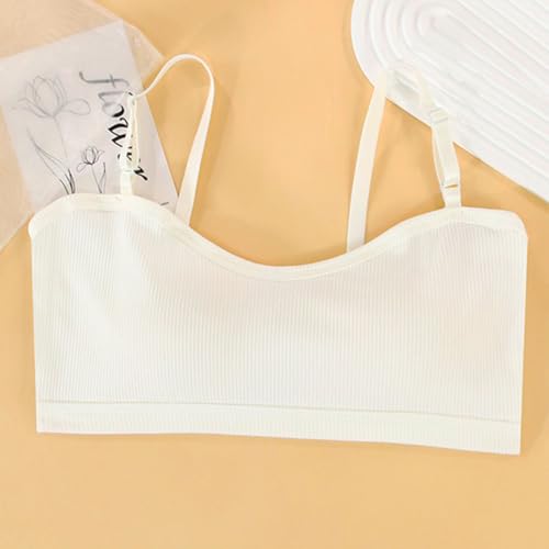 Baby Girls Training Bra Teens Cotton Seamless Sports Bras with Pads3