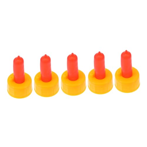 NULYLU 5Pcs Professional Lamb Nipples for Convenient Bottle Feeding Replaceable Sheep Nipples Essential Accessory for Caring for Young Animals