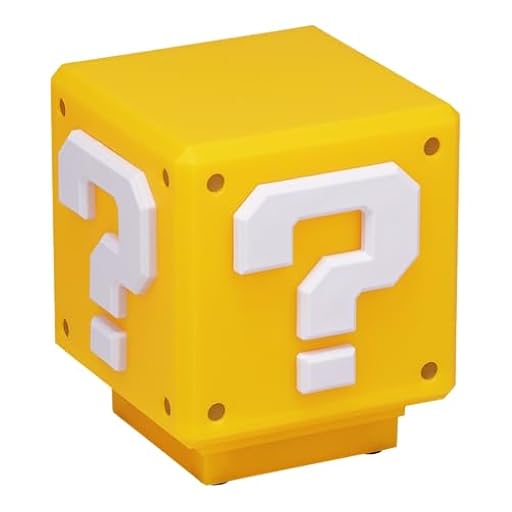Paladone Luz Bloque de Pregunta Super Mario - Lámpara Oficial Super Mario, Decoración Gamer, Funciona a Pilas | Ya disponible en tu tienda friki favorita! En mundofriki.es!