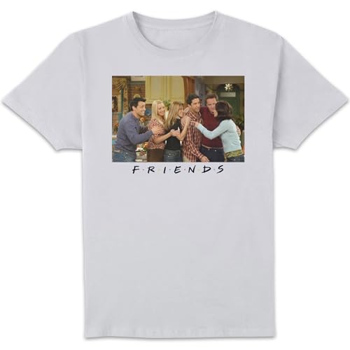 Friends Cast Shot Men's T-Shirt - White 5XL