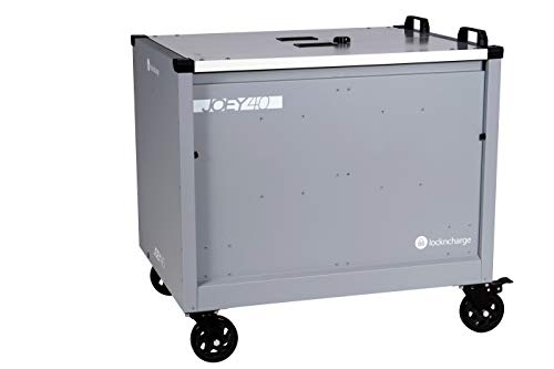 Lockncharge Joey 40 Safe, Secure, Charging Cart With Baskets Included- Compatible With Most Tablets, Chromebooks, And Laptops (10238) #TOP1