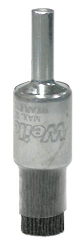 Image of Weiler 86100 1 /2 inch Burr-RX Coated Cup End Brush, .026 /120CG Crimped Fill, Made in the USA (Pack of 10)