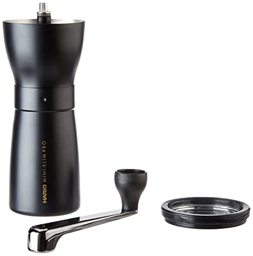 Hario MMSP-1-B Ceramic Coffee Mill Mini-Slim Pro handkoffiemolen, zwart - Image 3