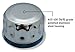 ÜREL Hydraulic Tank Breather Cap for Oil & Fuel Reservoir – Metal Filler Vent Cap (with Flange, Bayonet Lock, 304 (18/10) Grade Stainless Steel, Cork Gasket)