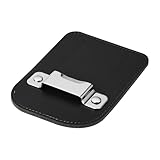 YINETTECH Leder-Gürtelholster für Maßbänder 12 X 8,5 X 5 Cm Zur Befestigung Am Gürtel Schwarz