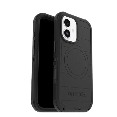 Image of OtterBox iPhone 17 Defender Pro Series Case - Black - Tough, Rugged & Durable iPhone Case, Snaps on MagSafe