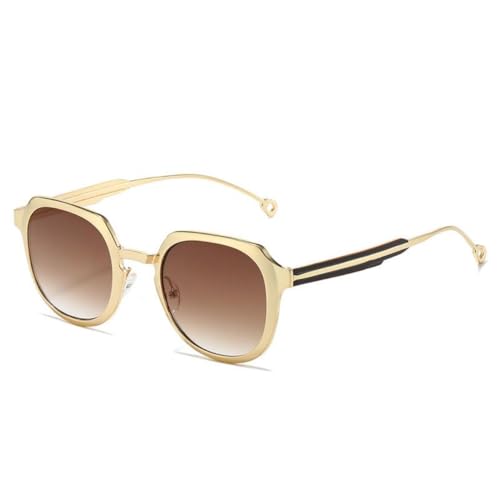 Lunettes de soleil rétro MUTYNE femme et homme pour la conduite et look tendance polygone