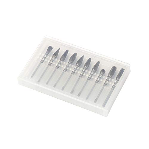 Set 10 Fresas Carburo con Mango 3mm para Grabado miniatura 4