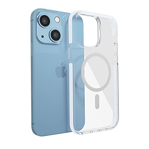 Image of Vaku Luxos Guard MagPro for iPhone 14 Cover Case, 10 Feet Drop Protection, Shockproof, Scratch Resistant, Slim, Thin Compatible with MagSafe iPhone 14 Back Cover - White