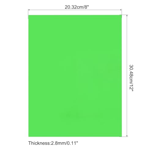 Image of MECCANIXITY 5 Pcs PMMA Acrylic Sheets Colored Transparent 12 x 8Inch Green Acrylic Sheets for DIY Projects, Art, Crafting, Laser Cutting & Engraving