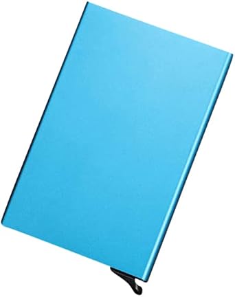 RFID Credit Card Holder,Anti-degassing,Minimalist Slim Wallet,Aluminum alloy unisex (