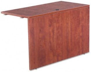Alera Valencia Series Reversible Return/Bridge Shell, 47 1/4w x 23 5/8d, Cherry
