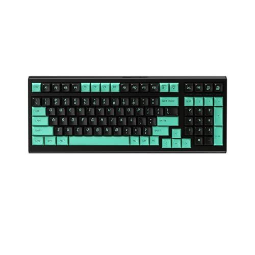 Image of Lenovo Legion K7 Wireless Mechanical Gaming Keyboard,Tri-Mode Bluetooth /2.4GHz /USB-C Hot Swappable Custom Keyboard, 11 Lighting Modes, 3000mAh Battery, 100-Key Layout for Win /Mac (Black+Green)
