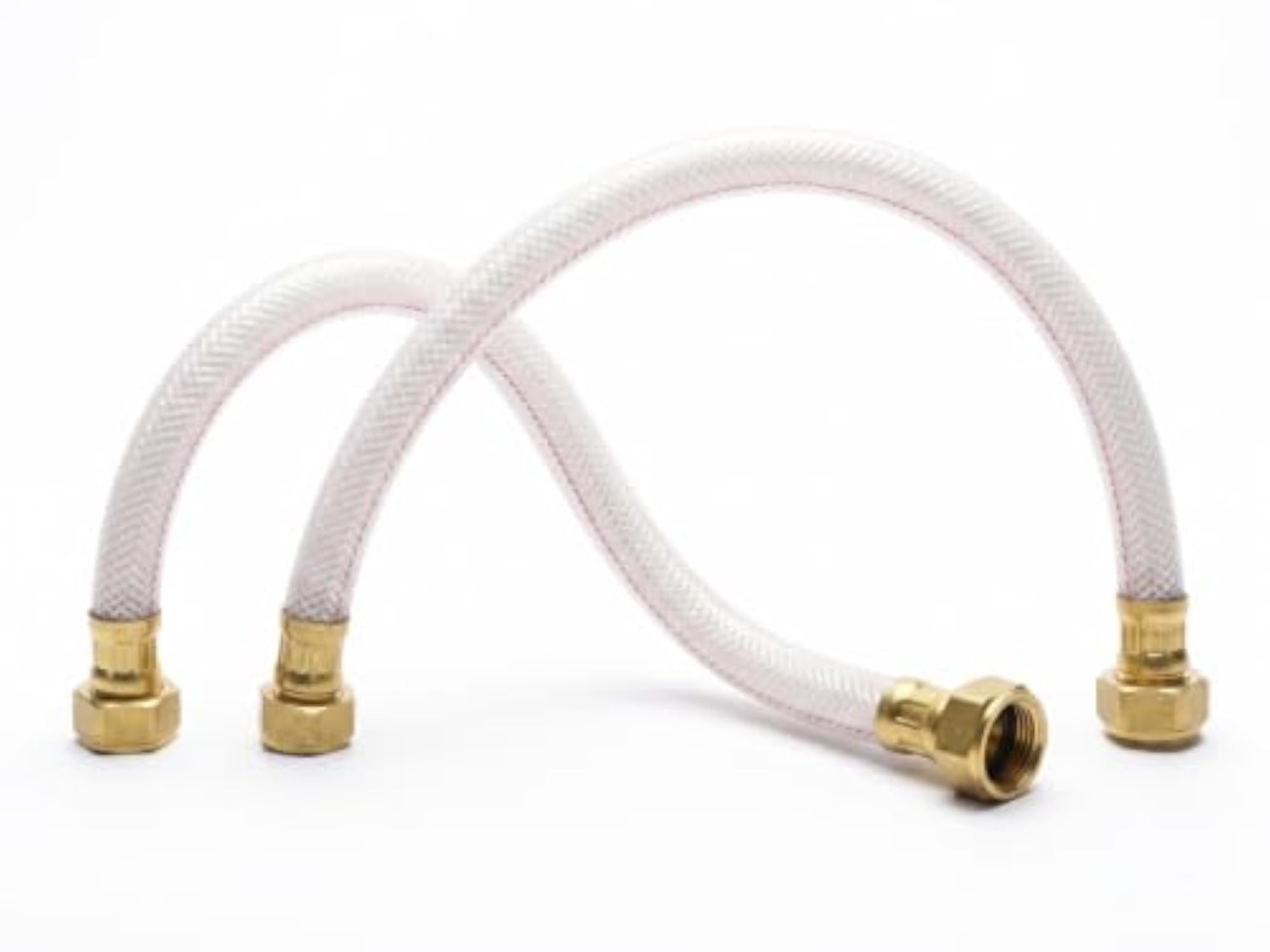 RED WIND Braided Geyser Connection Pipes