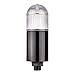 PTD-TCF-102-RBG-B, LED Stack Tower Light, 56mm Dome Type, 3 Colors(R/B/G) in one Module, Steady, Direct mounting Black Body, Terminal Connector, 24V AC/DC