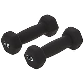 Echelon Dumbbells – 2 lb. Weight Set, Black (ECHDB-2)