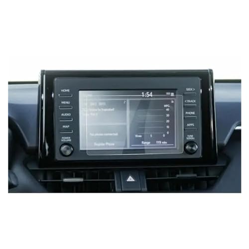 Film de navigation pour voiture Corolla CHR 8 pouces avec protection d'écran en verre trempé