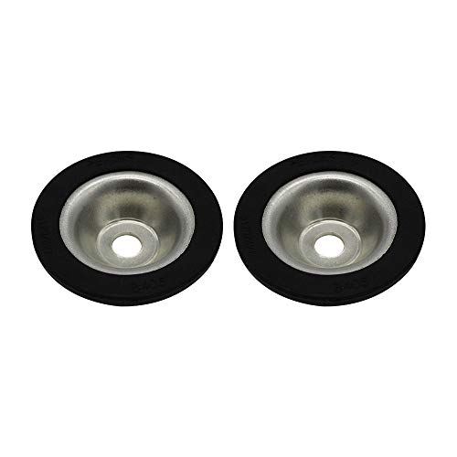 Yorten Placas de amortecimento de montagem de amortecedor compatíveis com Fiat 500 51707691 Amorteci