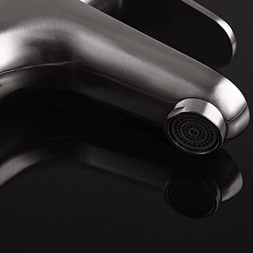 Robinet de lavabo monotrou eau chaude et froide pour salle de bain - 7
