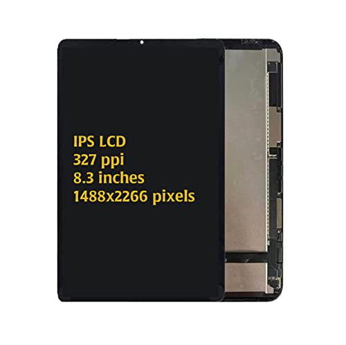 A-Mind for OEM iPad Mini 6 2021 Original Screen Replacement A2568 LCD Display Touch Digitizer Full Assembly with Repair Tool Kits(Black)