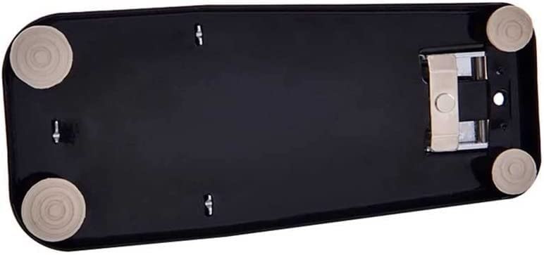 Agrafeuse de bureau à tête d'agrafeuse rotative à 360 degrés avec burin d'agrafes for l'école de papeterie de bureau ( Color : Black )
