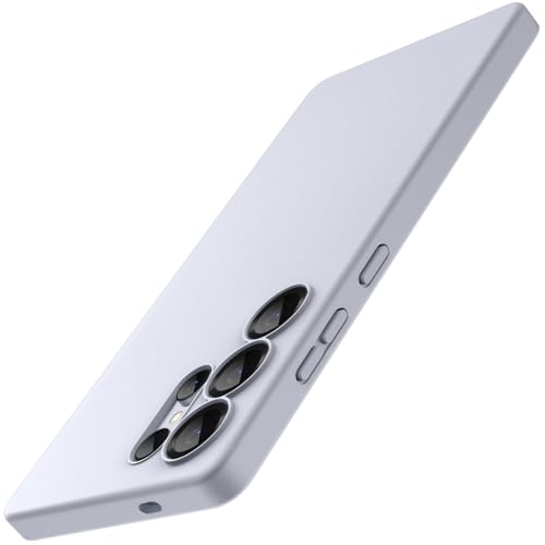 Image of JETech Slim Fit Cover TPU Case for Samsung Galaxy S25 Ultra 5G, Camera Lens Full Protection, Soft TPU Thin Protective Phone Cover with Matte Finish, Shockproof (Titanium Silverblue)