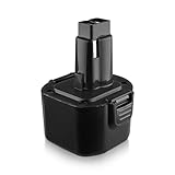 DASNITE DW9062 4.8Ah 9.6V Ni-Mh Replacement for Dewalt Battery 9.6V Compatible with DW9061 DW926 DW955K DW955 DW926K-2 DW926K DW902 DW050 DE9036 DE9062 DE9061
