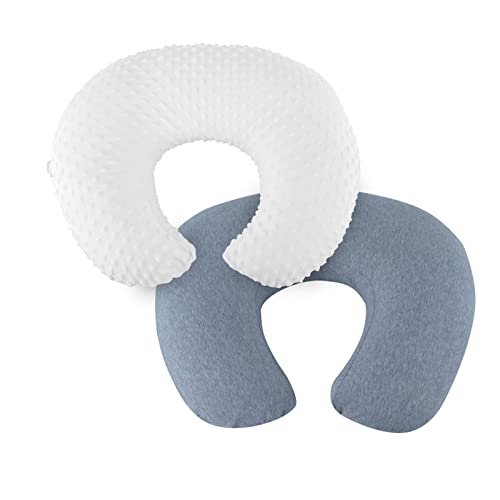 Image of NiSleep Nursing Pillow and Positioner,Breastfeeding Pillow,Bottle Feeding,Baby Support,with 2 Removable Machine Washable Cover(White)