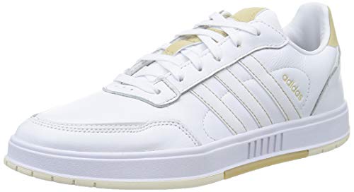 Preisvergleich Produktbild adidas Herren COURTMASTER Tennisschuhe, FTWBLA / FTWBLA / Sabana, 43 1 / 3 EU