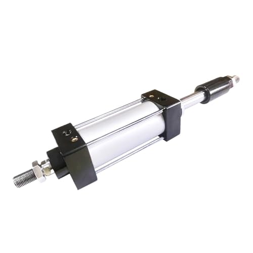 UUJHIKXD SCJ Adjustable Standard Cylinder SC100mm Bore Pneumatic Cylinder Tool Large Thrust Piston 25/50/75/100/200mm Stroke(Stroke 75-50)