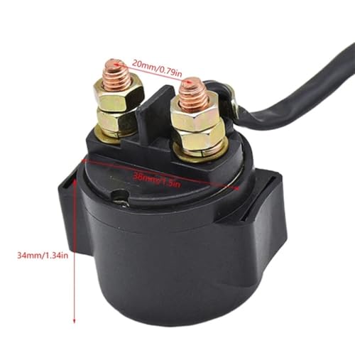 Relais démarreur solénoïde 12V 20W pour allumage stable GY6 - 2