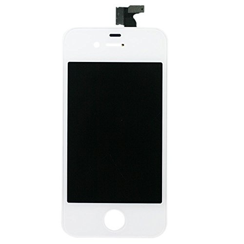 White Replacement LCD Screen Digitizer Assembly for iPhone 4S with Free Tools