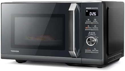 Toshiba MW3-AM25PFI(MG) Solo Mikrowelle 25L 900W Mikrowellenherd in Schlanken Morandi-Grau. Mit Origin-Inverter, Chef-Defrost, 10 Leistungsstufen, 7 Auto-Menüs, Easy Clean