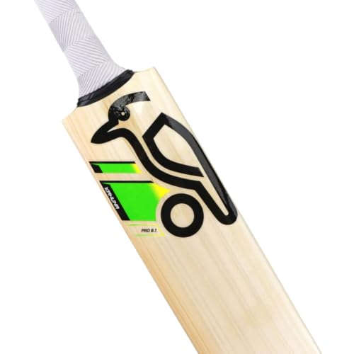 Image of Kookaburra Kahuna Pro 8.1 Kashmir Willow Cricket Bat, Size 4 | Premium Kashmir Willow Junior Cricket Bat | Lightweight with Pre-Fitted Grip | Ideal for Training & Match Play