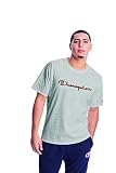 Champion Men's T-Shirt, Men's Crewneck Cotton Tee, Men's Mid-Weight T-Shirt
