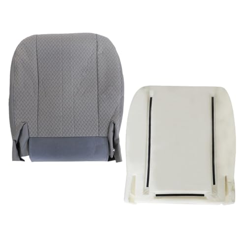 Housse de siège de rechange Chevy Express GMC Savana 2003-2014 coussin mousse gris étain