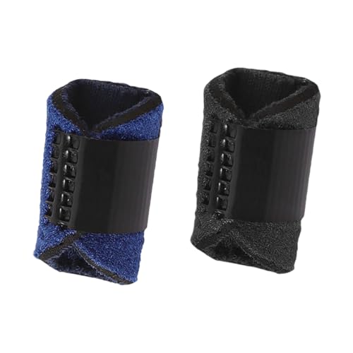 WOFASHPURET 2Pcs Fixed Brace Support Splint with Bar for Bending Blue Black for Relief and Stabilization