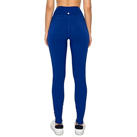 Leggings Depot Solide Sporthose mit hoher Taille Cover