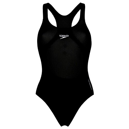 Speedo Endurance + Estampado Medalist Bañador, Adult Female, Negra...