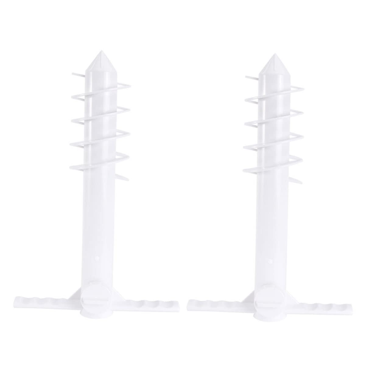 Ancre de Parasol de Plage UKCOCO en ABS | Lot de 2 Supports pour Sable