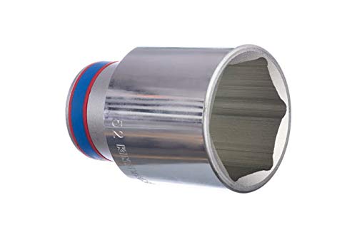 KING TONY 623552M Socket Long 3/4" 52mm for DIYers & Professionals, Made for Repair and Installation tasks 52mm - Image 2