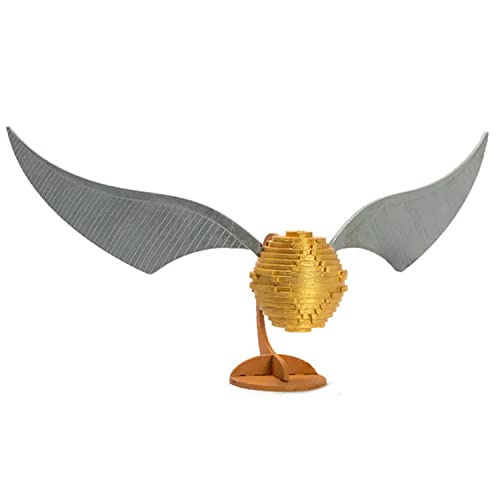 Incredibuilds Harry Potter Golden Snitch 3D Wood Puzzle & Model Figure Kit (26 Pcs) - Build & Paint Your Own 3-D Book Movie Toy - Holiday Educational Gift For Kids & Adults, No Glue Required, 8+  #TOP1